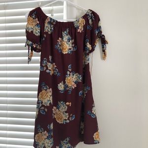 Floral target dress